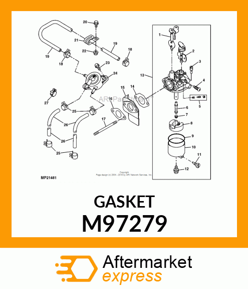 GASKET, GASKET M97279