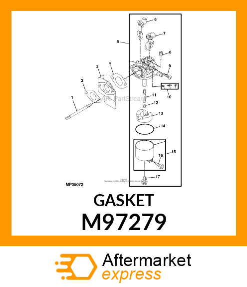 GASKET, GASKET M97279