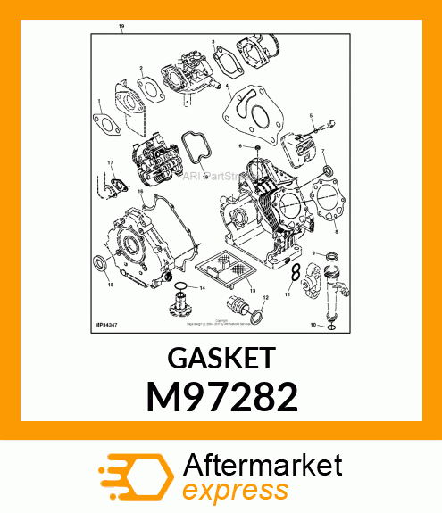 GASKET, INSULATOR RUBBER M97282