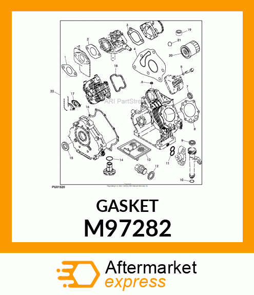 GASKET, INSULATOR RUBBER M97282