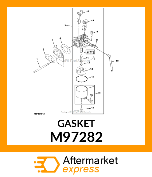 GASKET, INSULATOR RUBBER M97282