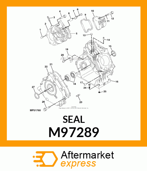 SEAL, OIL M97289