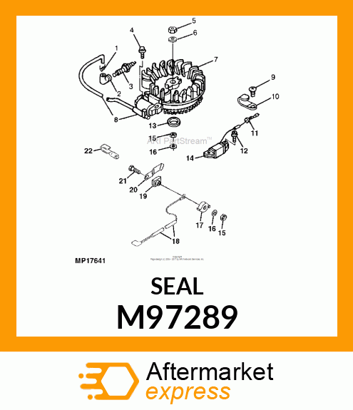 SEAL, OIL M97289