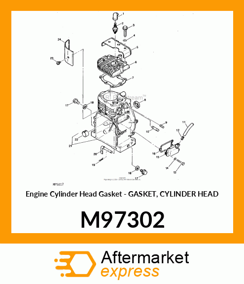 Gasket Cylinder Head M97302