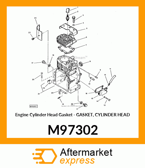 Gasket Cylinder Head M97302