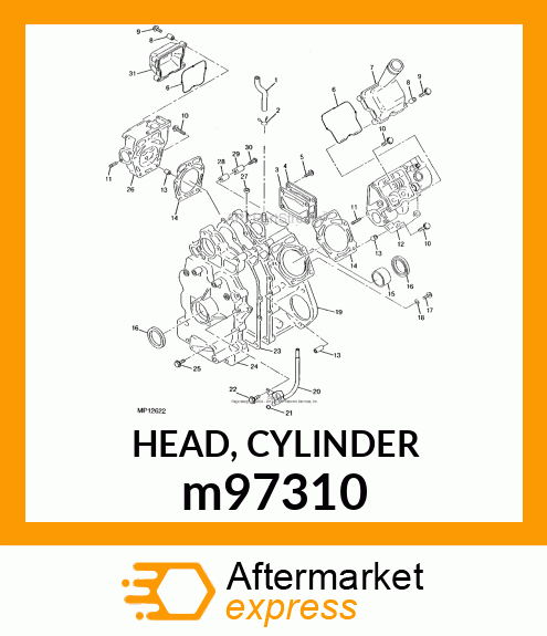 HEAD, CYLINDER m97310