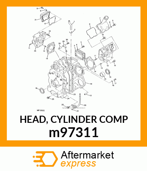 HEAD, CYLINDER COMP m97311