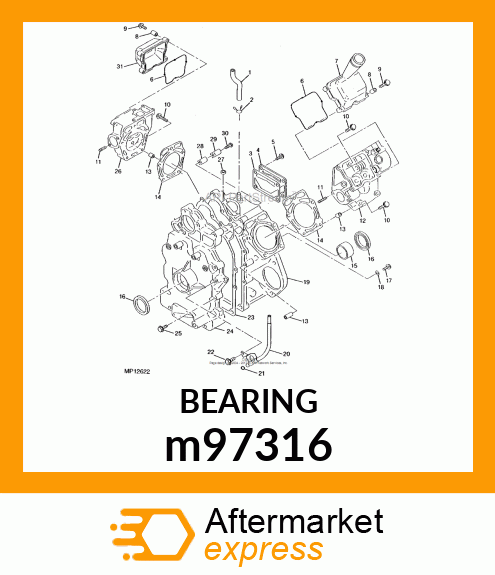 BEARING, PLANE m97316