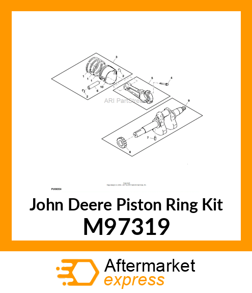 KIT, PISTON RING STANDARD M97319