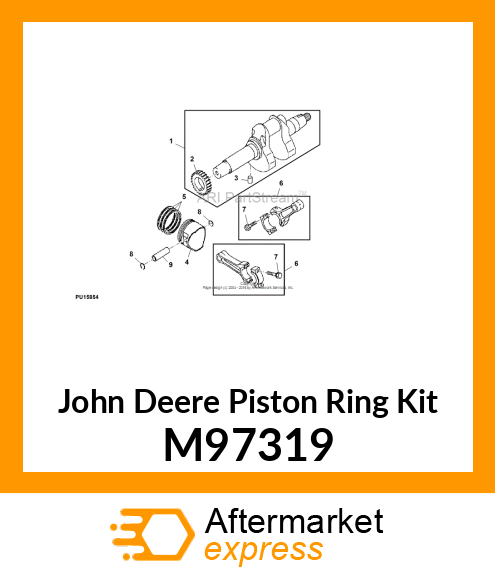 KIT, PISTON RING STANDARD M97319