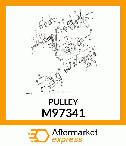 PULLEY M97341