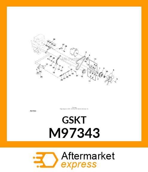 SPACER, SPACER, 12MM ID 18MM OD X 1 M97343