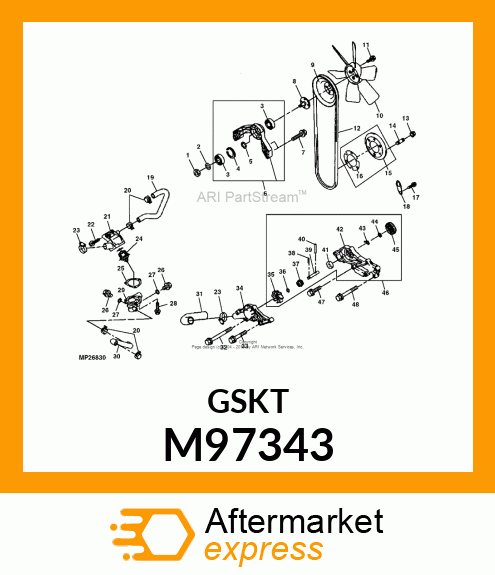 SPACER, SPACER, 12MM ID 18MM OD X 1 M97343