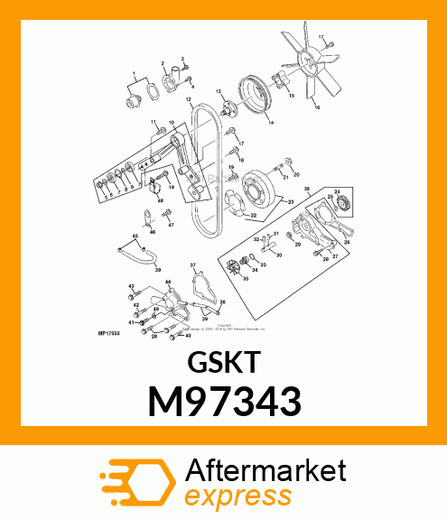 SPACER, SPACER, 12MM ID 18MM OD X 1 M97343