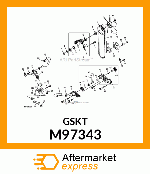 SPACER, SPACER, 12MM ID 18MM OD X 1 M97343