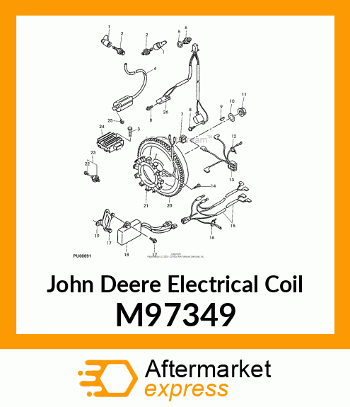 COIL, ELECTRICAL M97349