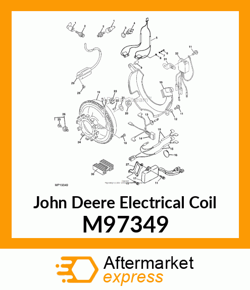 COIL, ELECTRICAL M97349