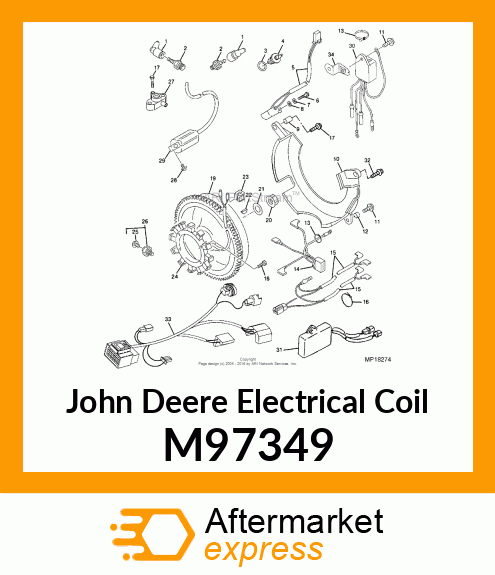 COIL, ELECTRICAL M97349