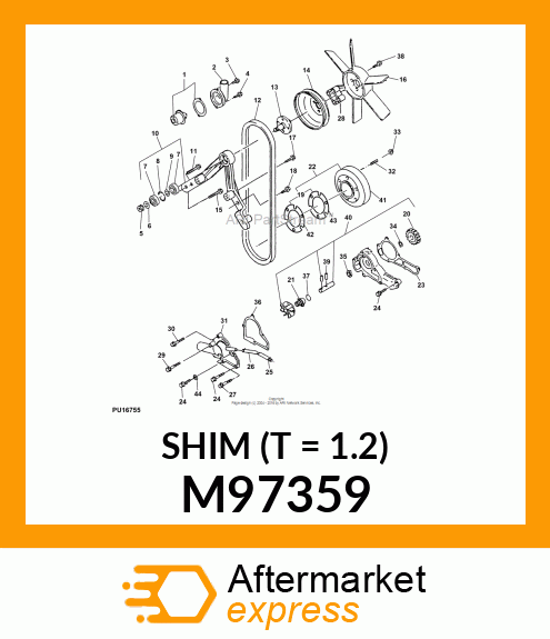 SHIM (T = 1.2) M97359