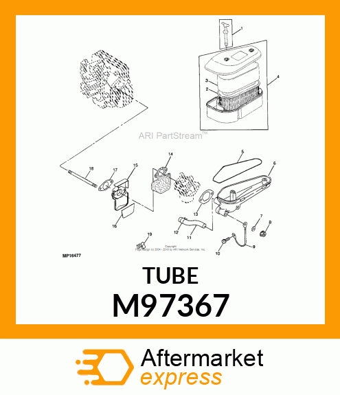 TUBE 11.6 X 16 X 121.5 M97367