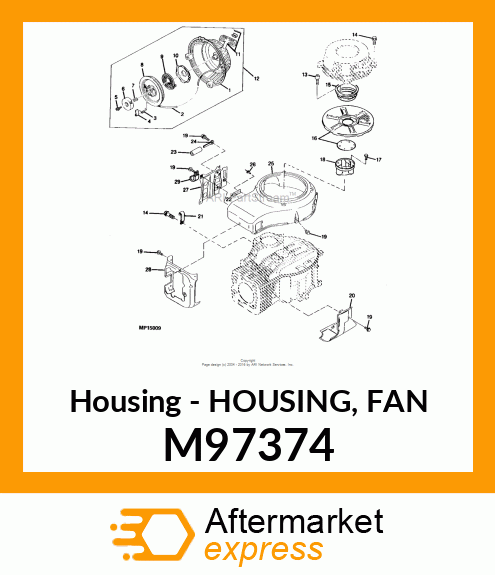 Housing Fan M97374