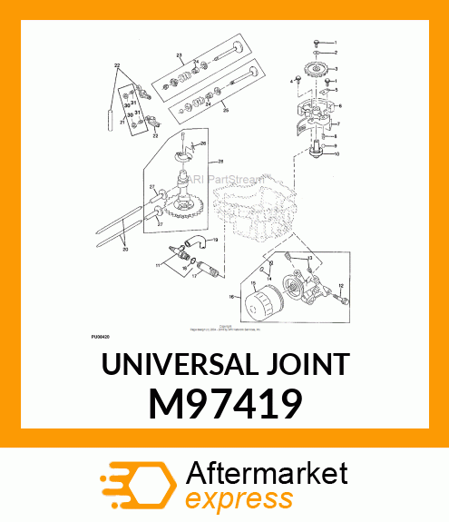 Spare part M97419 + Universal Joint