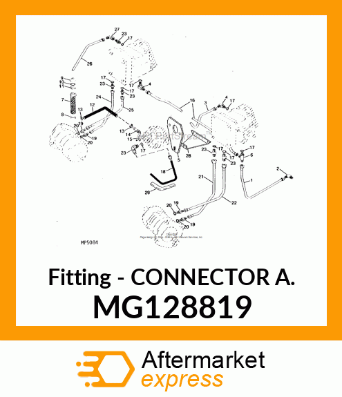 Fitting - CONNECTOR A. MG128819