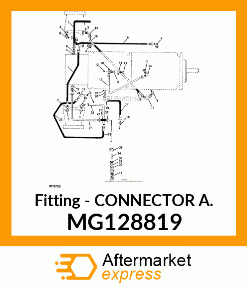 Fitting - CONNECTOR A. MG128819