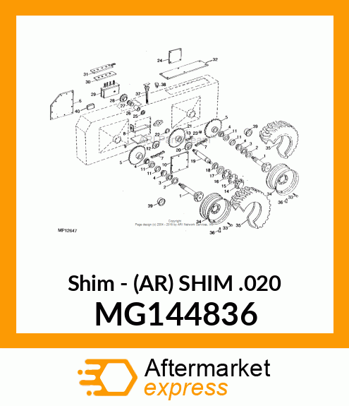 Shim MG144836