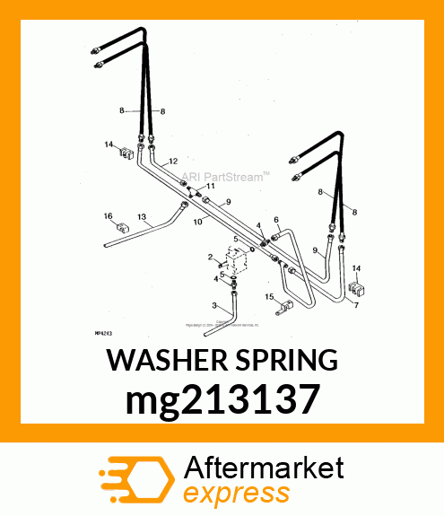 WASHER SPRING mg213137