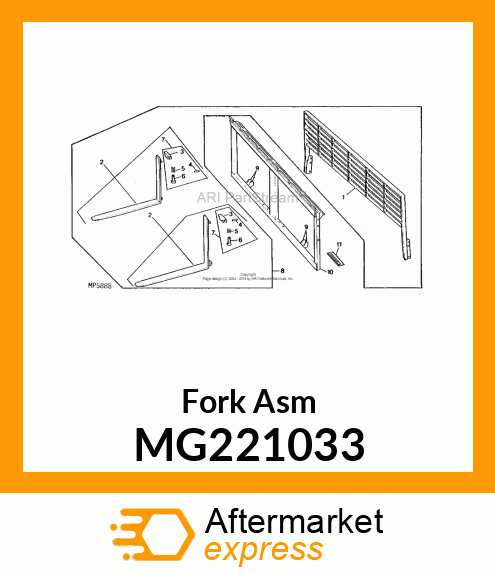 Fork Asm MG221033