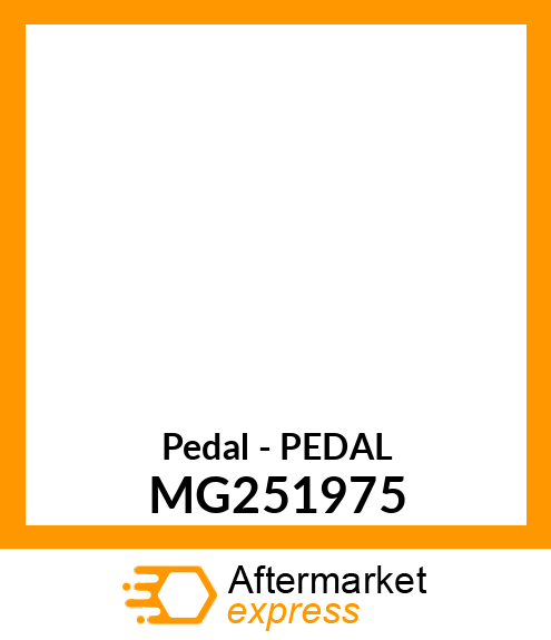 Pedal - PEDAL MG251975