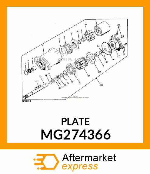 Plate - CONNECTOR PLATE MG274366