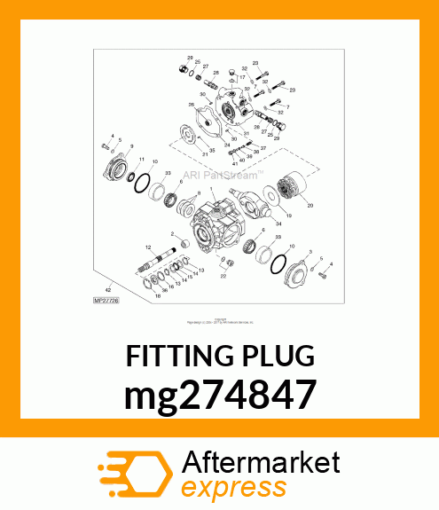 FITTING PLUG mg274847