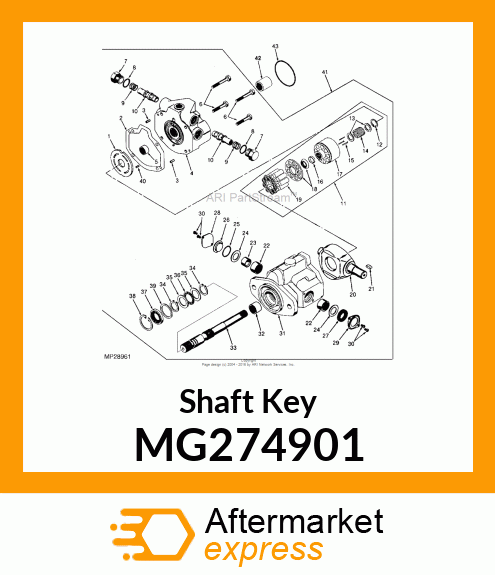 Shaft Key MG274901