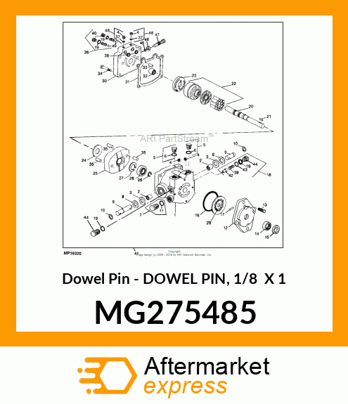 Dowel Pin MG275485