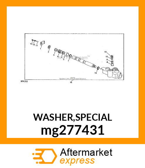 WASHER,SPECIAL mg277431