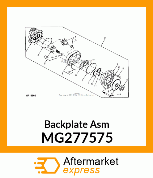 Backplate Asm MG277575