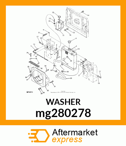 WASHER, TOOTH, EXTERNAL mg280278