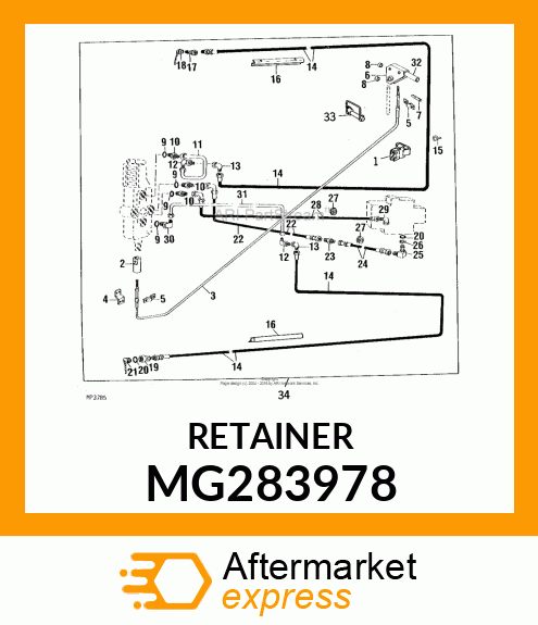 Retainer MG283978