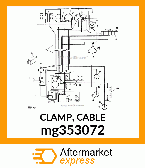 CLAMP, CABLE mg353072