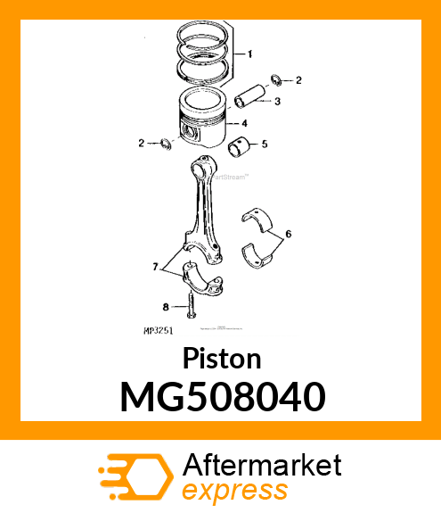 Piston MG508040