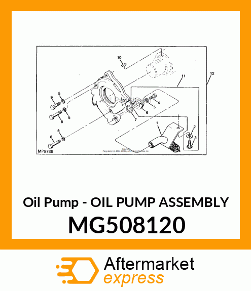 Oil Pump MG508120