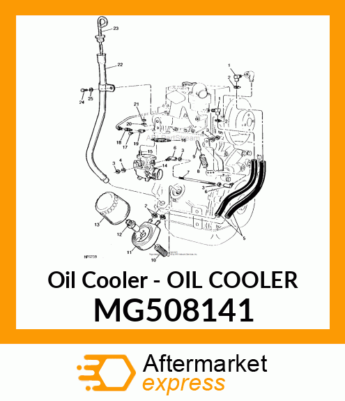 Oil Cooler MG508141