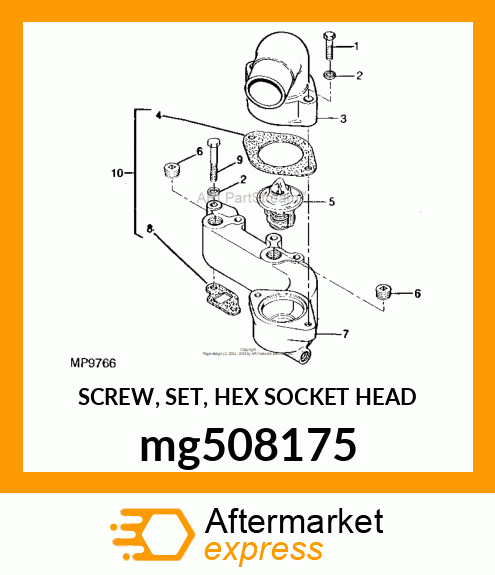 SCREW, SET, HEX SOCKET HEAD mg508175