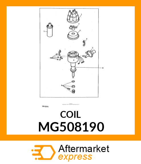 Field Winding Coil - IGNITION COIL MG508190