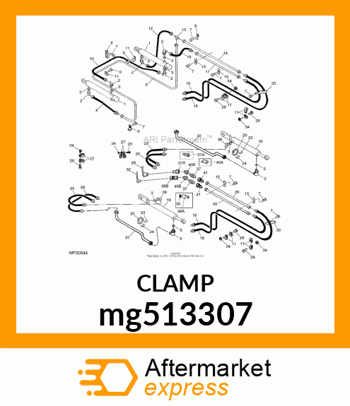 HOSE CLAMP, 2 mg513307