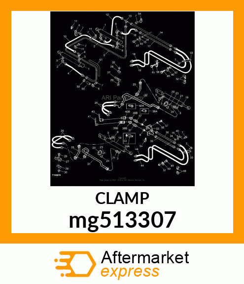 HOSE CLAMP, 2 mg513307