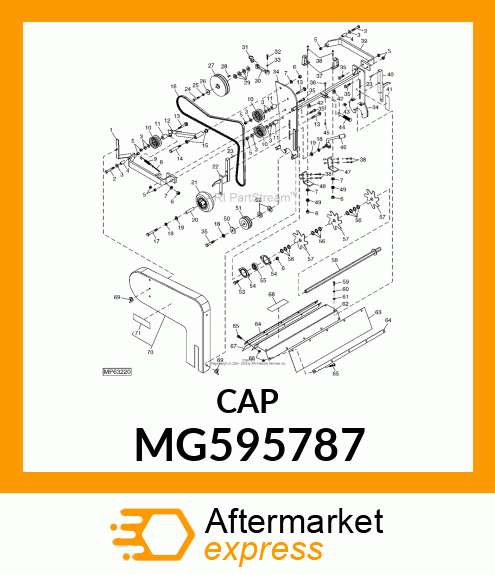 NUT, PUSH 3/8 MG595787