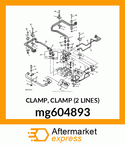 CLAMP, CLAMP (2 LINES) mg604893